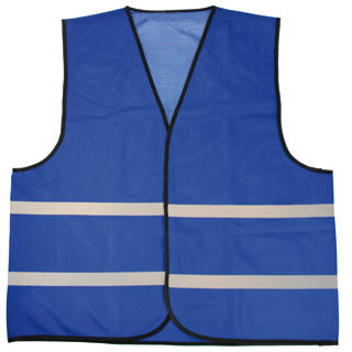 veiligheidsvest blauw