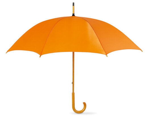 paraplu hout  oranje