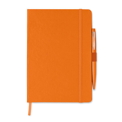 oranje notitieboekje