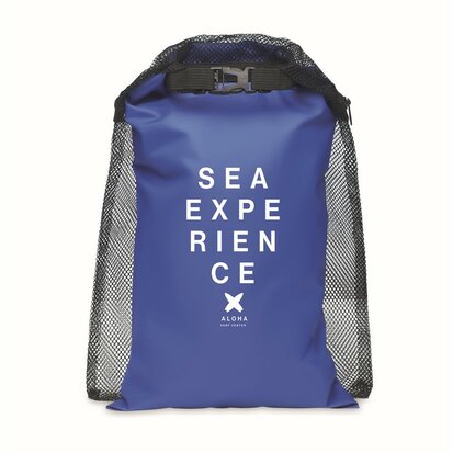 scuba tas blauw logo