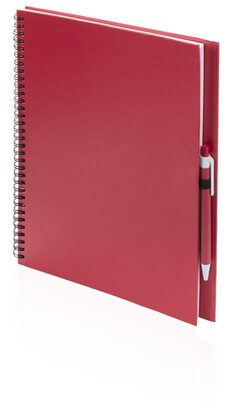 notiteiboek Koguel rood
