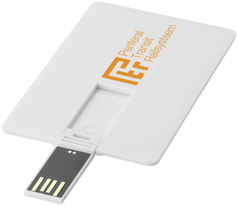 Slim credit card USB 4GB incl. bedrukken