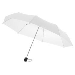 3-sectie paraplu wit