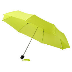 3-sectie paraplu geel