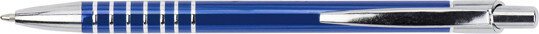 balpen aluminium blauw