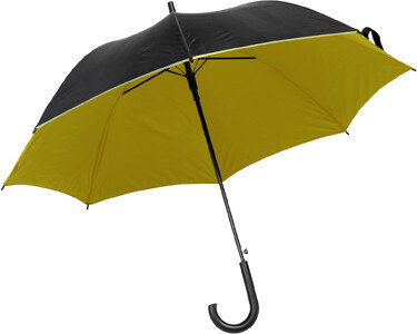 polyester paraplu geel