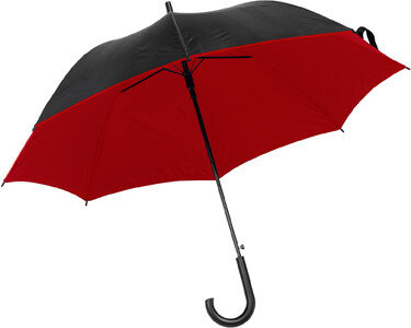 polyester paraplu rood