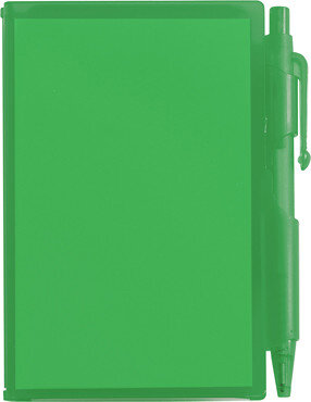 kunststof notitieboek groen