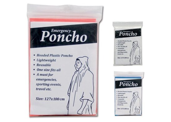 Regen poncho incl. bedrukken