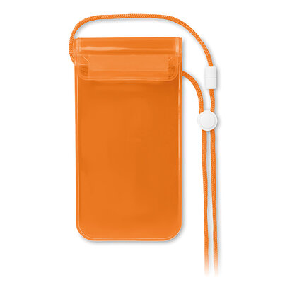 smartphone tas waterdicht oranje