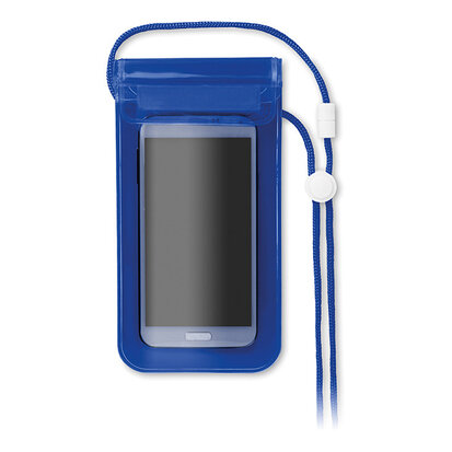smartphone tas waterdicht blauw