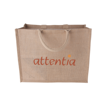 Jute shopper liggend incl. bedrukken