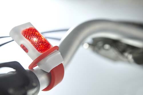 fietslampje met 4 LED lampjes sample