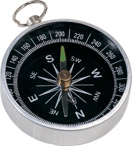 metalen kompas met sleutelring  Nansen sample
