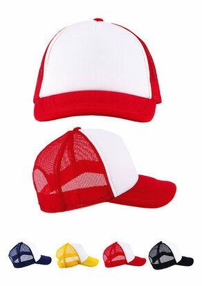 Truckerscap 5 panel cap met sluiting sample