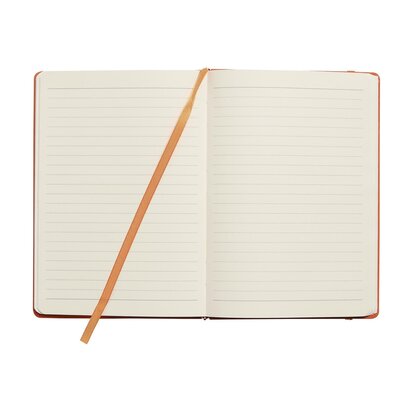 Pocket Notebook A4 oranje open