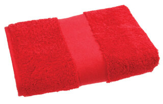luxe handdoek rood