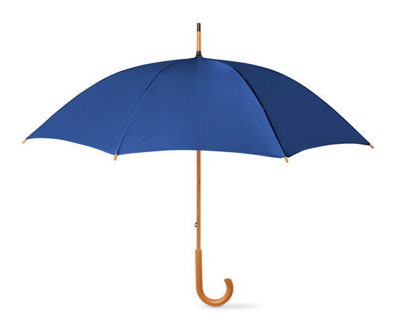 paraplu hout  blauw