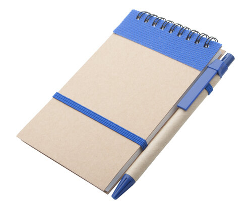 notitieboek Ecocard blauw