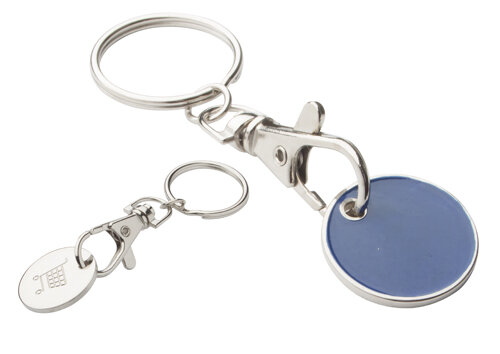 euromarket sleutelhanger blauw