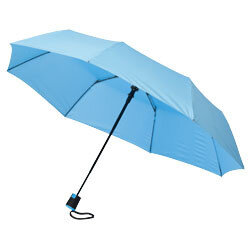 lichtblauwe paraplu