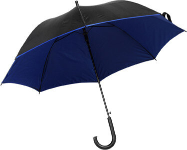 polyester paraplu blauw