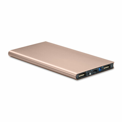 powerbank 8000 mah goud