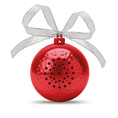 Bluetooth speaker kerstbal incl. bedrukken