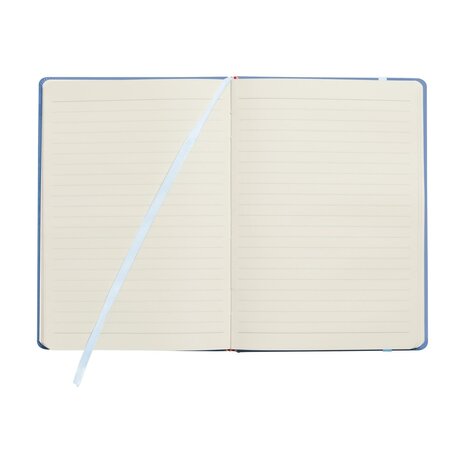 Pocket Notebook A4 blauw open