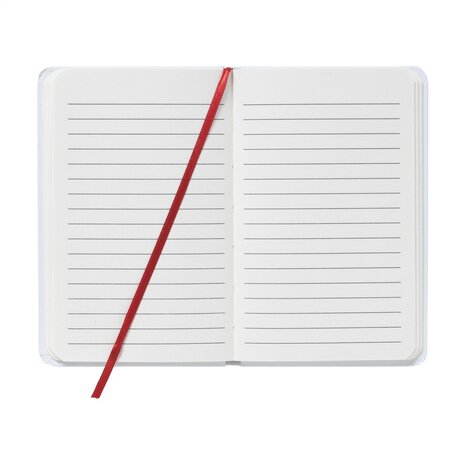 WhiteNote A6 rood open