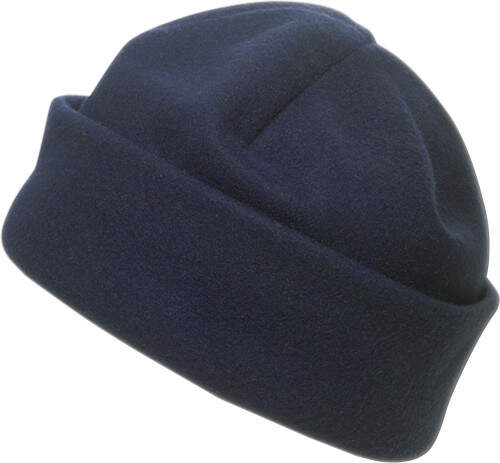 Muts van fleece grijs onbedrukt 8173