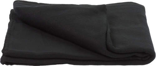 Fleece deken met draagband zwart 4 kleuren tr 3799