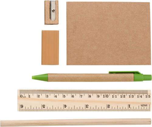 Eco-style potlodenetui khaki 1 kleur zd 3529