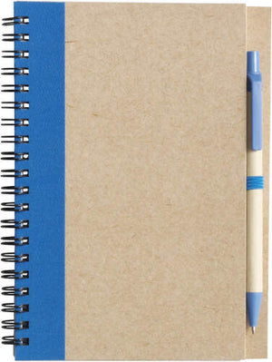 notitieboekje lichtblauw 1 kleur tp 8472