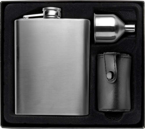 Drinkset zilver onbedrukt 3205