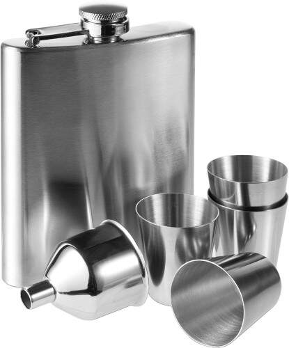 Drinkset zilver Doming 3204