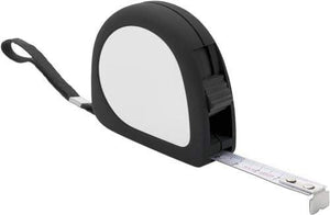 Rolbandmaat, 2 meter zwart 2 kleuren tp 9952