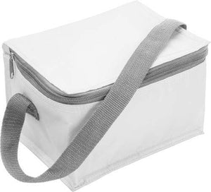 Koeltas voor 6 blikjes wit onbedrukt 6680