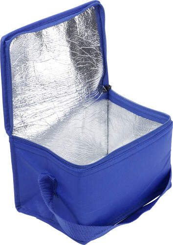 Non-woven koeltas voor zes blikjes oranje onbedrukt 8266