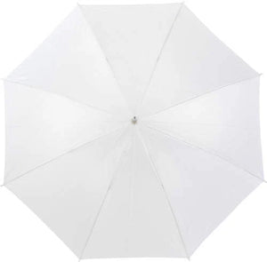 Paraplu wit onbedrukt 9136