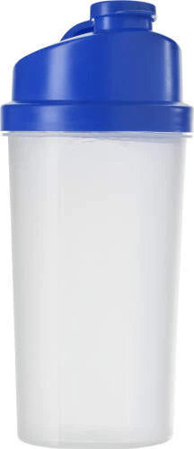 eiwit shaker met zeef, 700 ml blauw 2 kleuren tp 3568