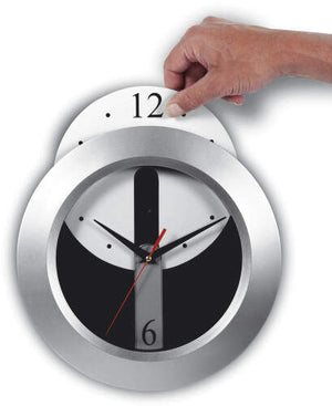 Wandklok met logo