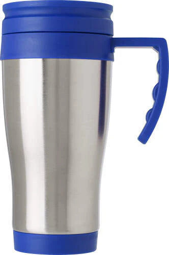 Thermosbeker blauw onbedrukt 12472