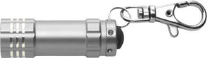 Aluminium zaklamp met 3 LED zwart 4 kleuren tp 661