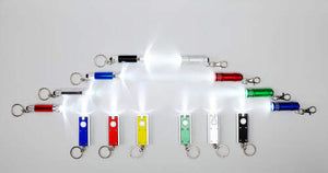 Aluminium zaklamp met 3 LED zwart 3 kleuren tp 660