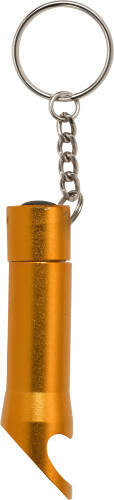 Aluminium zaklamp/flesopener   sample