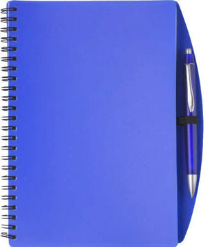 Notitieboekje (A5), incl. balpen. wit 4 kleuren tp 8432