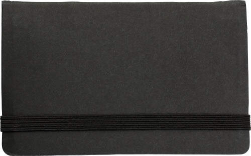 Memoboekje/visitekaarthouder karton zwart 4 kleuren tp 7832