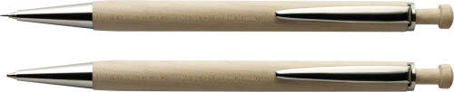 Pennenset, blauwschrijvend bruin 2 kleuren tp 9259