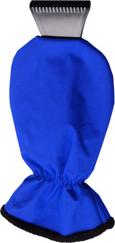 Zwarte  ijskrabber met fleece gevoerde want   sample